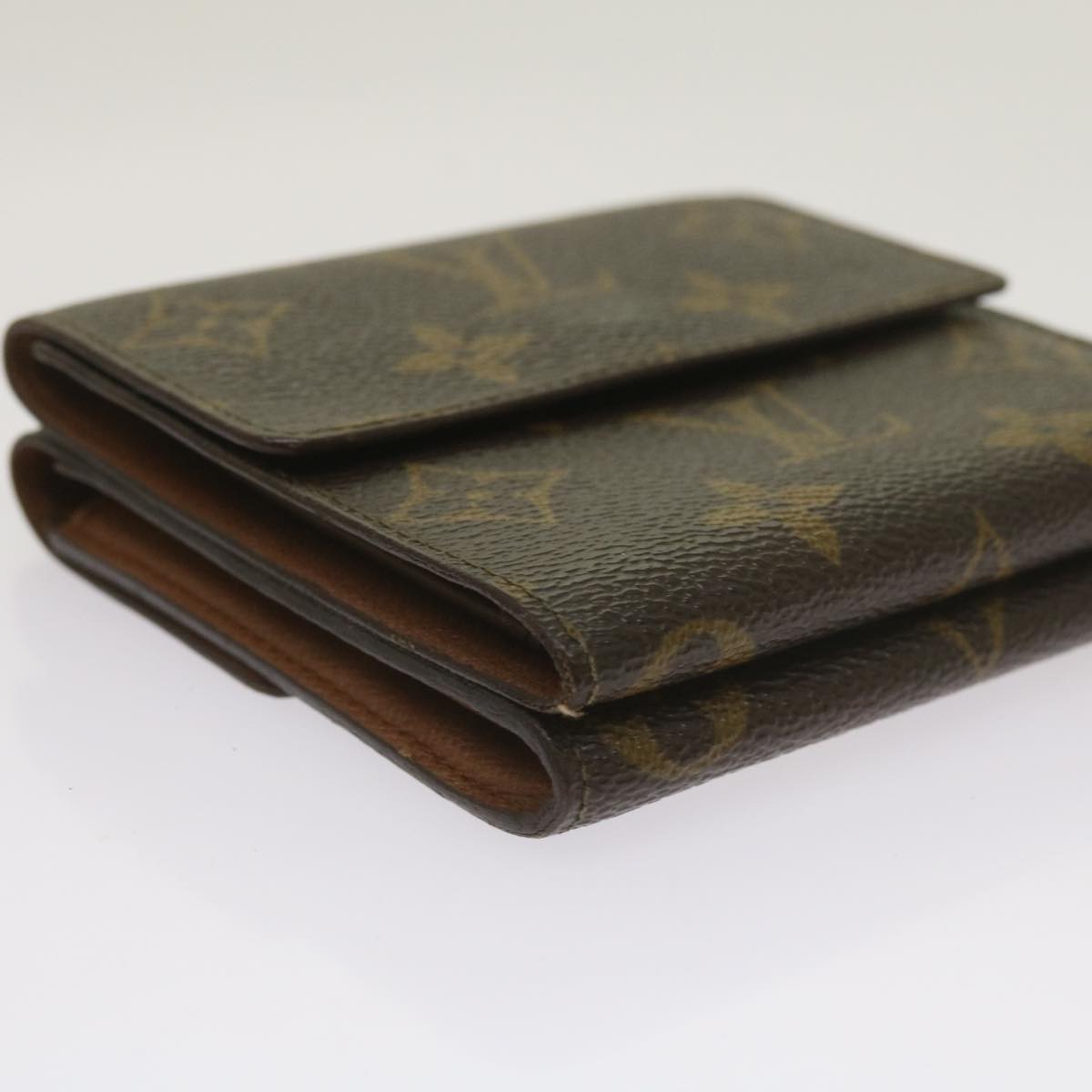 LOUIS VUITTON Monogram Portefeuille Elise Wallet M61654 LV Auth 67247