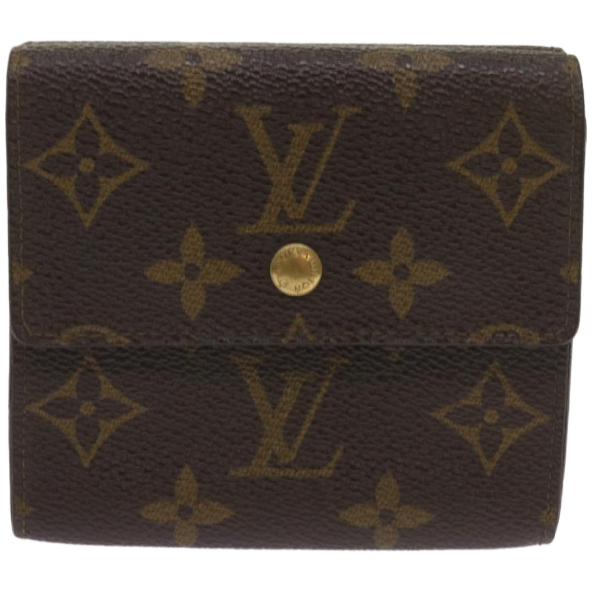 LOUIS VUITTON Monogram Portefeuille Elise Wallet M61654 LV Auth 67247