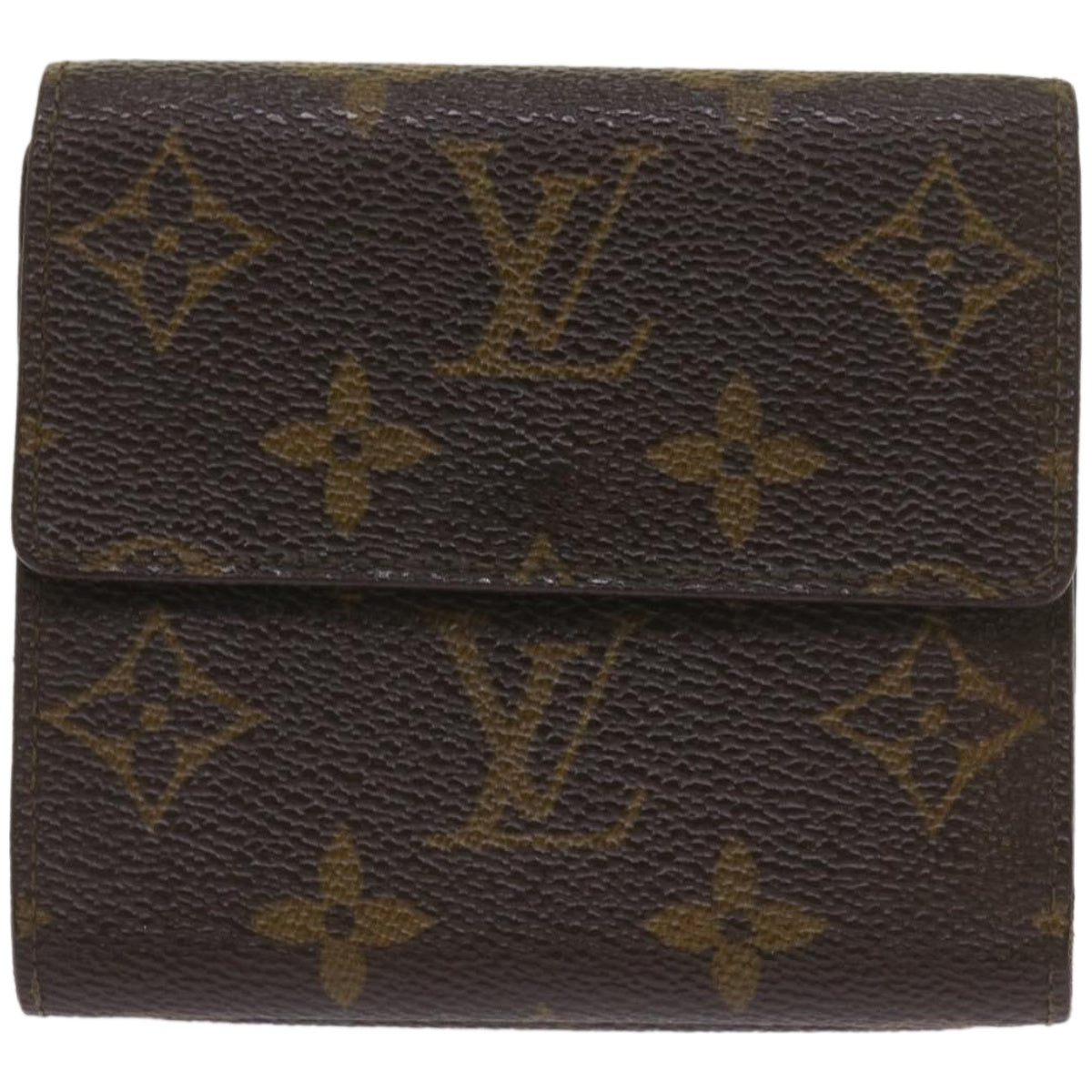 LOUIS VUITTON Monogram Portefeuille Elise Wallet M61654 LV Auth 67247