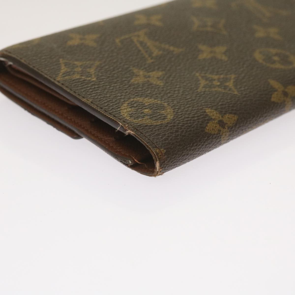 LOUIS VUITTON Monogram Portefeuille International Wallet M61217 LV Auth 67248