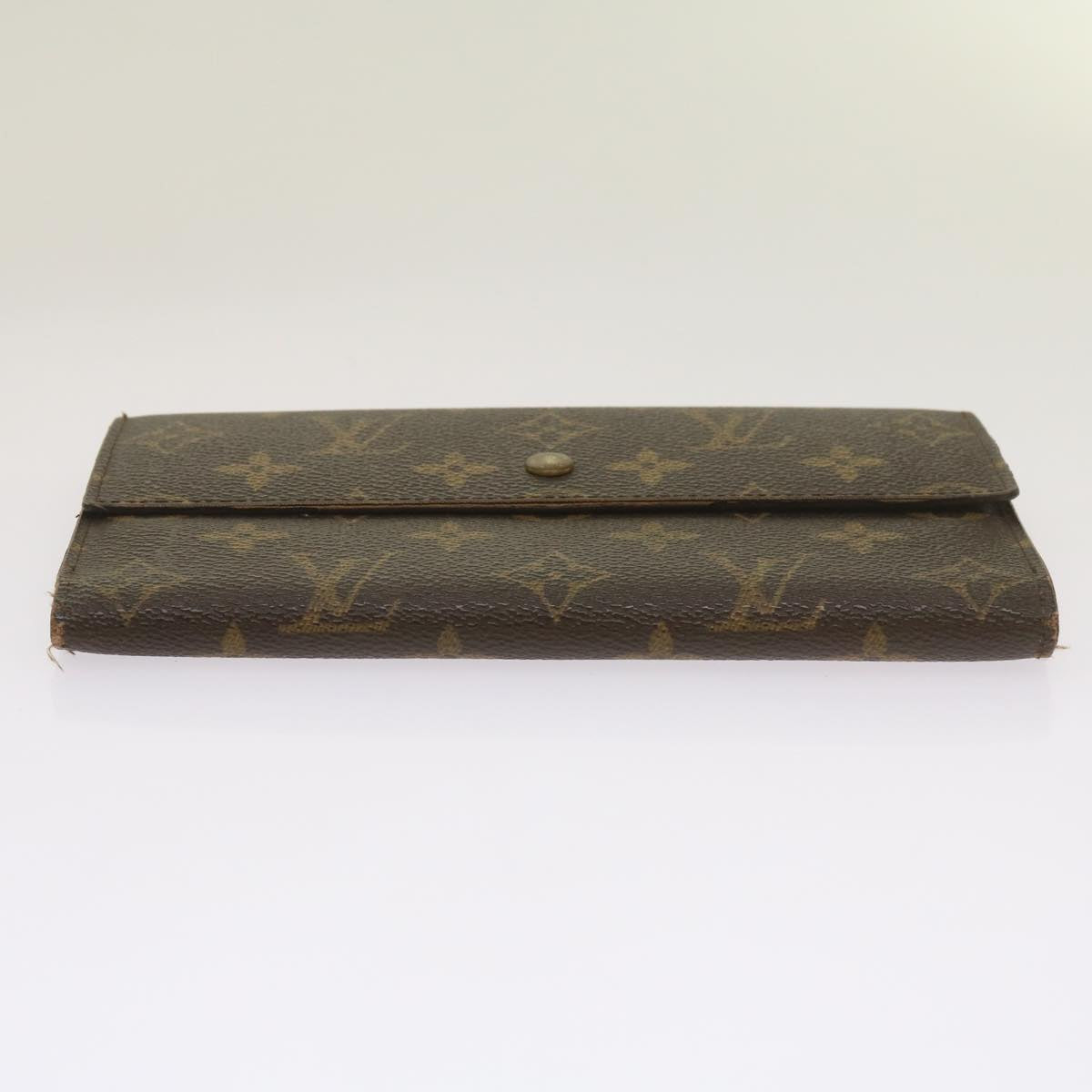 LOUIS VUITTON Monogram Portefeuille International Wallet M61217 LV Auth 67248