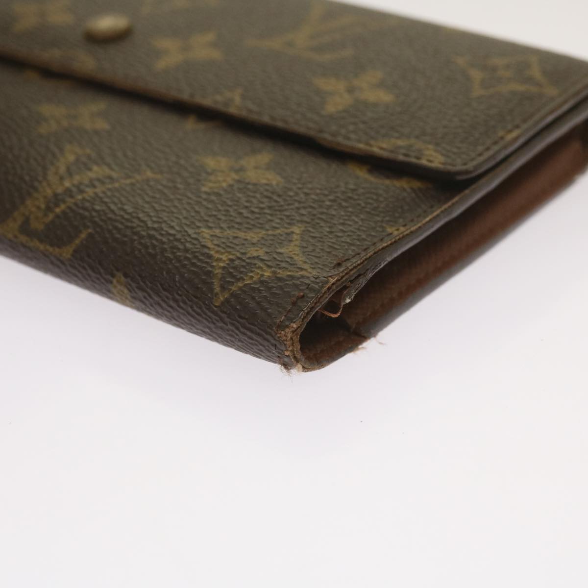 LOUIS VUITTON Monogram Portefeuille International Wallet M61217 LV Auth 67248