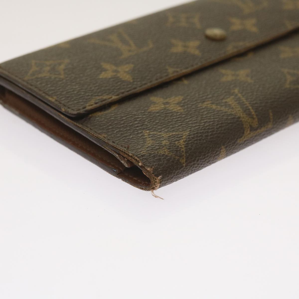 LOUIS VUITTON Monogram Portefeuille International Wallet M61217 LV Auth 67248