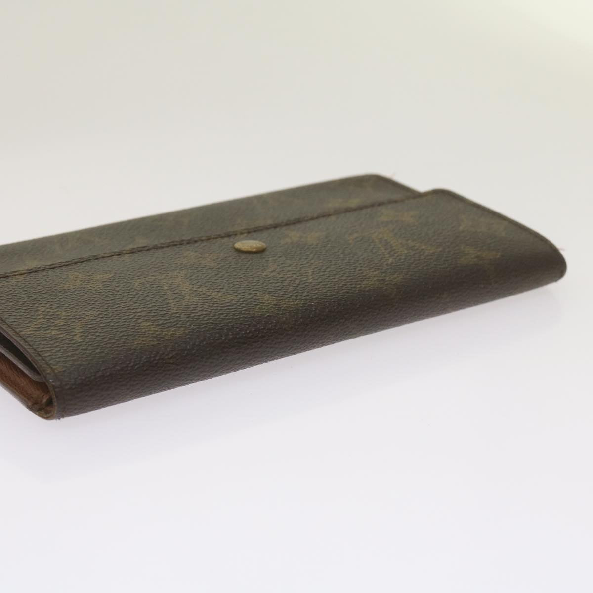 LOUIS VUITTON Monogram Portefeuille International Wallet M61217 LV Auth 67249