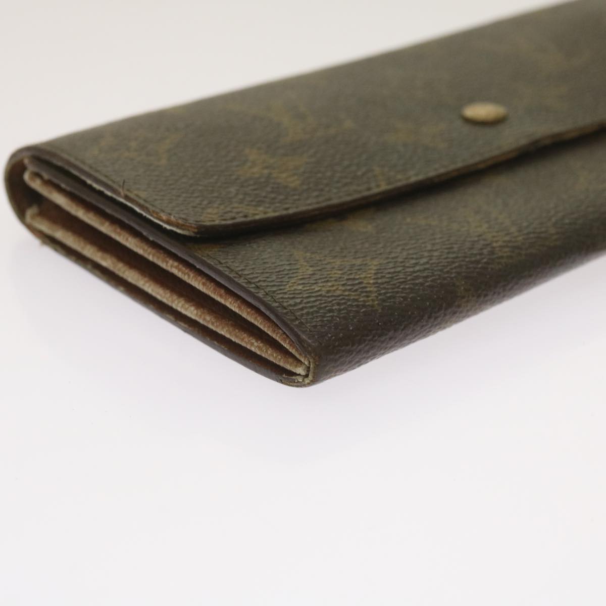 LOUIS VUITTON Monogram Pochette Porte Monnaie Credit Wallet M61725 LV Auth 67250