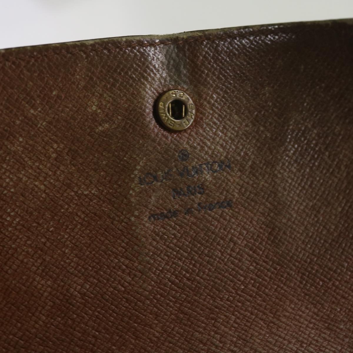 LOUIS VUITTON Monogram Pochette Porte Monnaie Credit Wallet M61725 LV Auth 67250