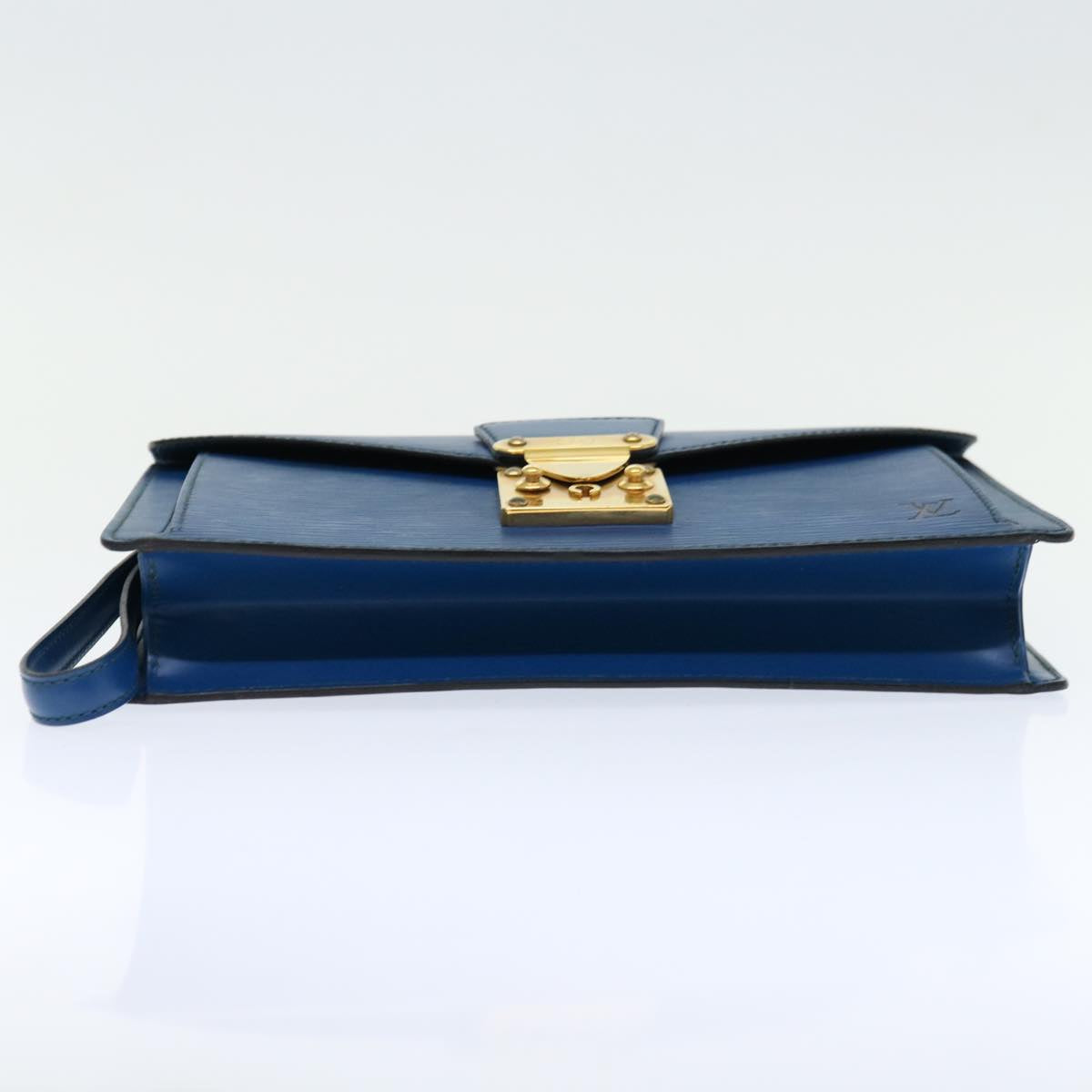 LOUIS VUITTON Epi Serie Dragonne Hand Bag Blue M52615 LV Auth 67273