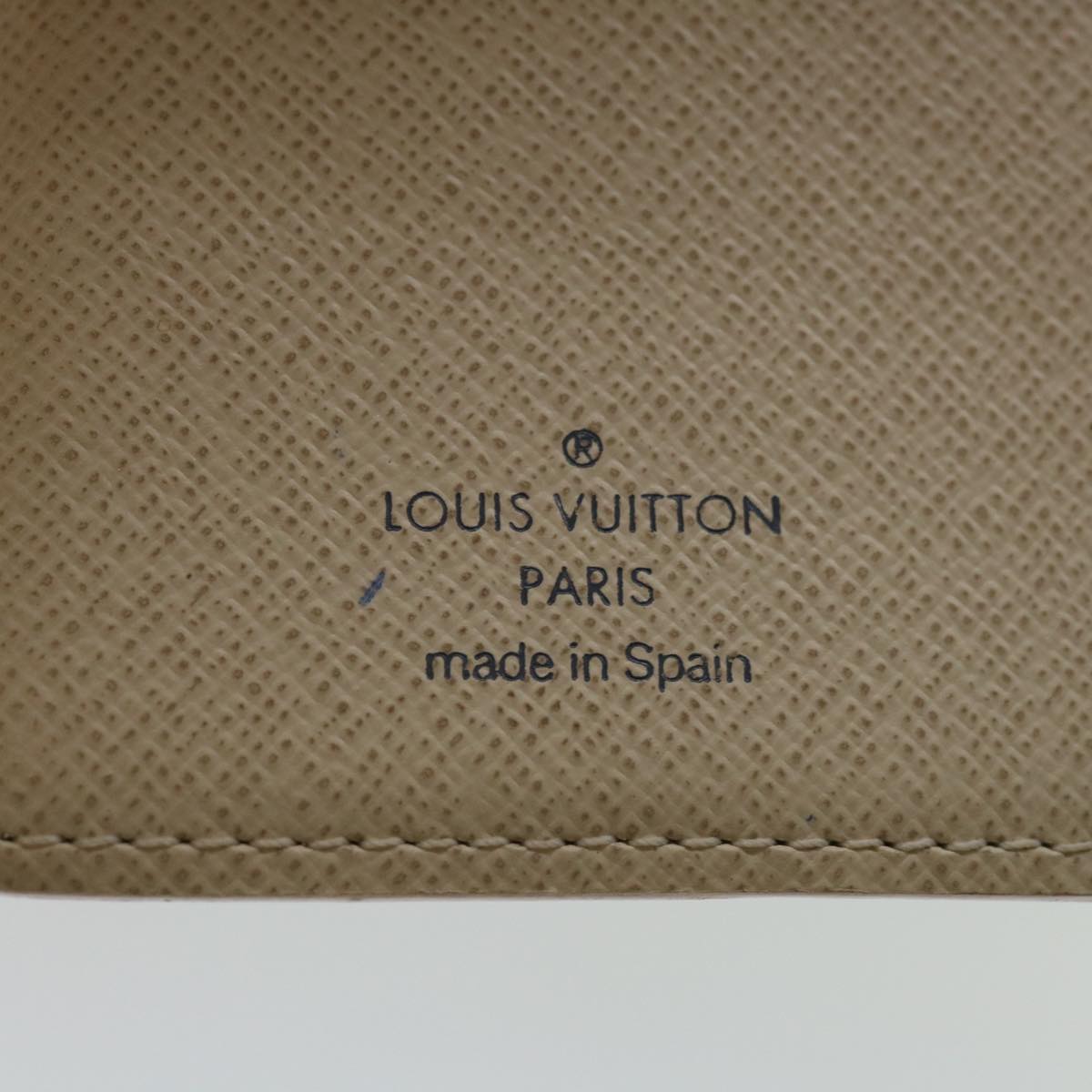 LOUIS VUITTON Damier Azur Agenda PM Day Planner Cover R20706 LV Auth 67281