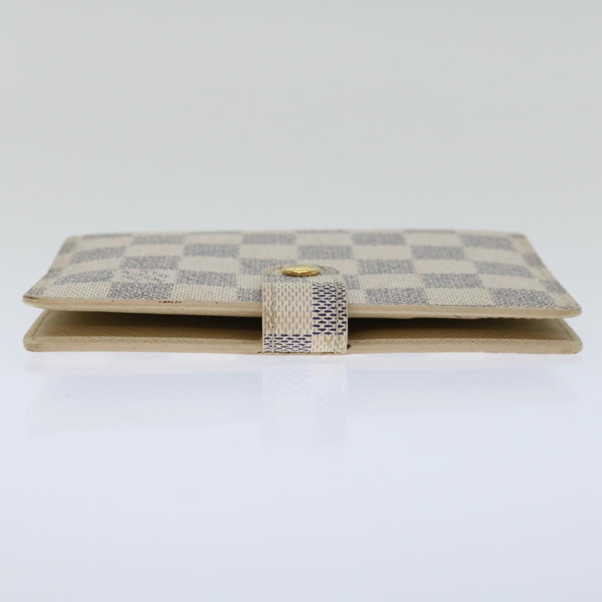 LOUIS VUITTON Damier Azur Agenda PM Day Planner Cover R20706 LV Auth 67281