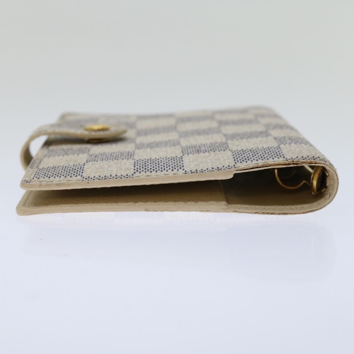 LOUIS VUITTON Damier Azur Agenda PM Day Planner Cover R20706 LV Auth 67281