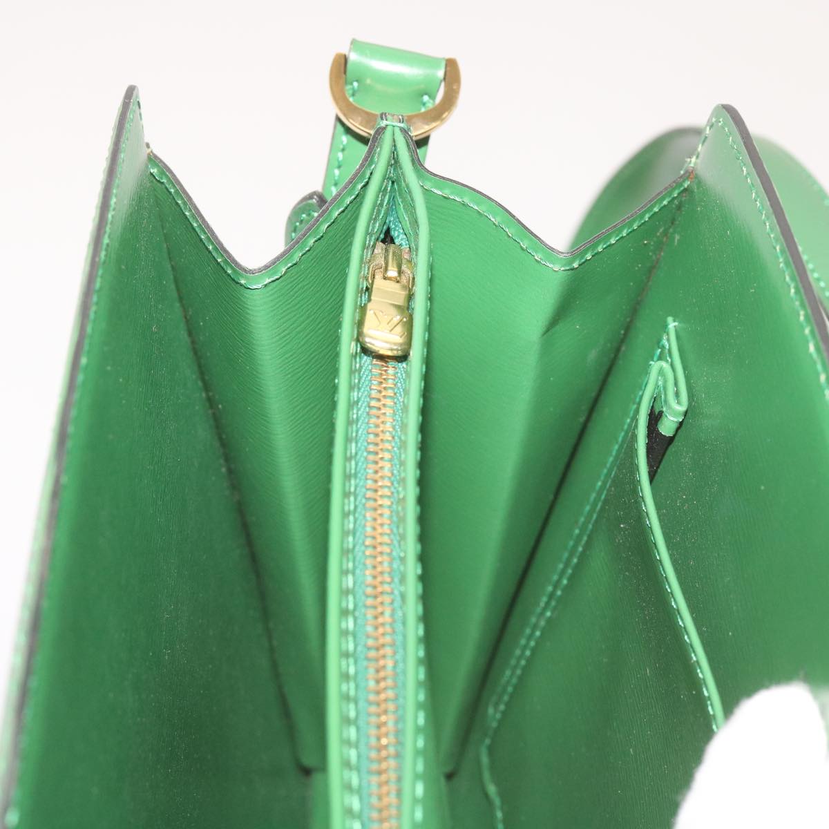 LOUIS VUITTON Epi Capucines Shoulder Bag Green M52344 LV Auth 67286