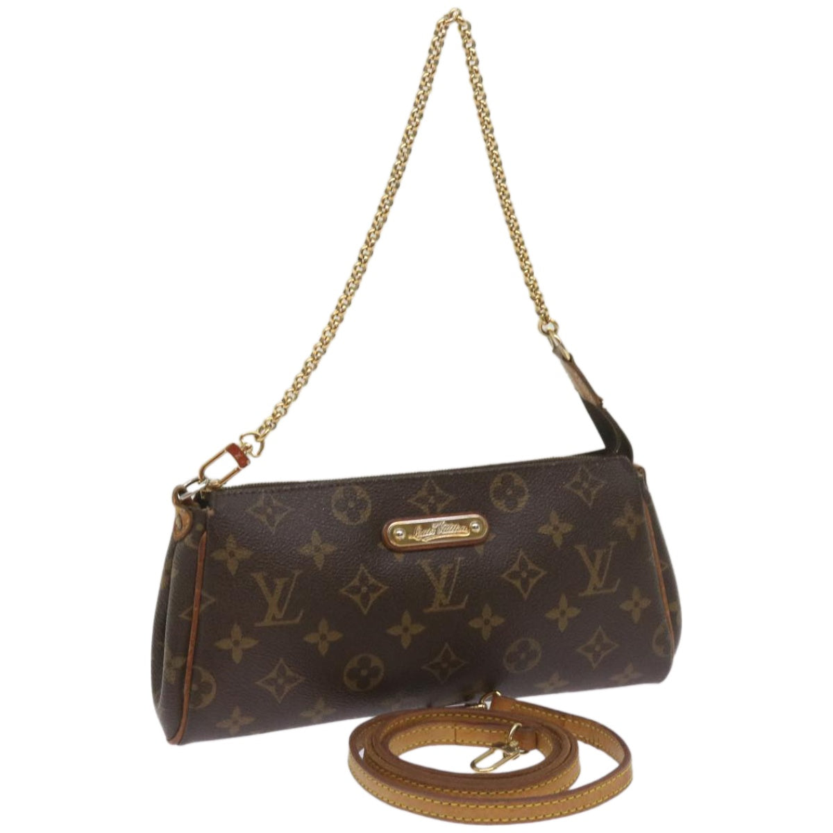 LOUIS VUITTON Monogram Eva Shoulder Bag 2way M95567 LV Auth 67294