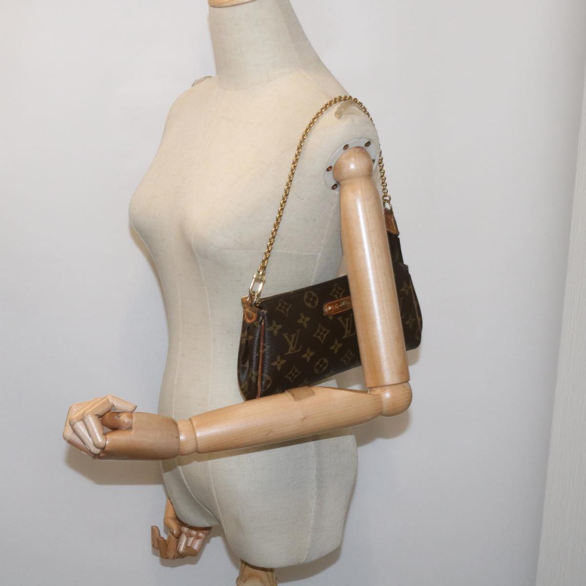 LOUIS VUITTON Monogram Eva Shoulder Bag 2way M95567 LV Auth 67294