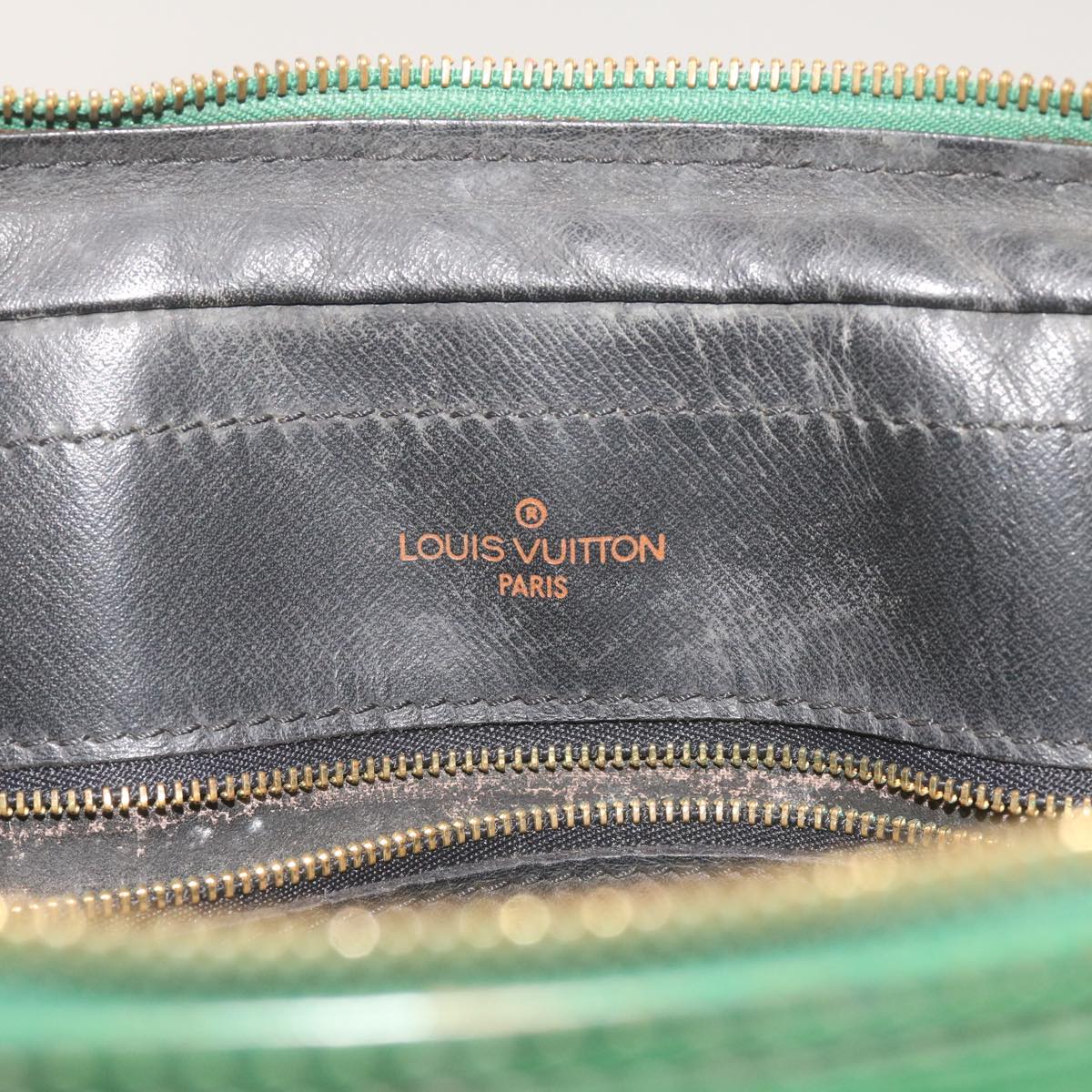 LOUIS VUITTON Epi Porte Documents Voyage Business Bag Green M54474 LV Auth 67296