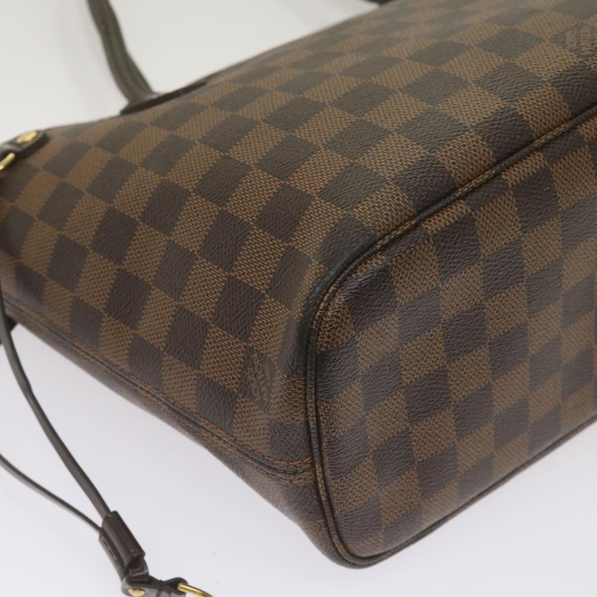 LOUIS VUITTON Damier Ebene Neverfull PM Tote Bag N51109 LV Auth 67299