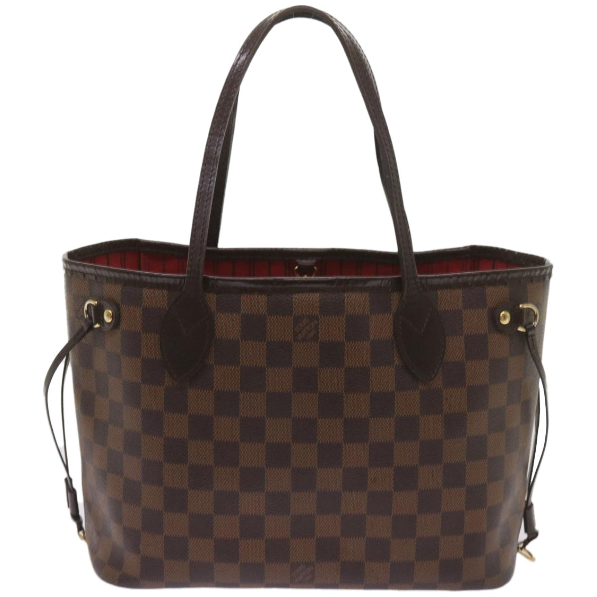 LOUIS VUITTON Damier Ebene Neverfull PM Tote Bag N51109 LV Auth 67299