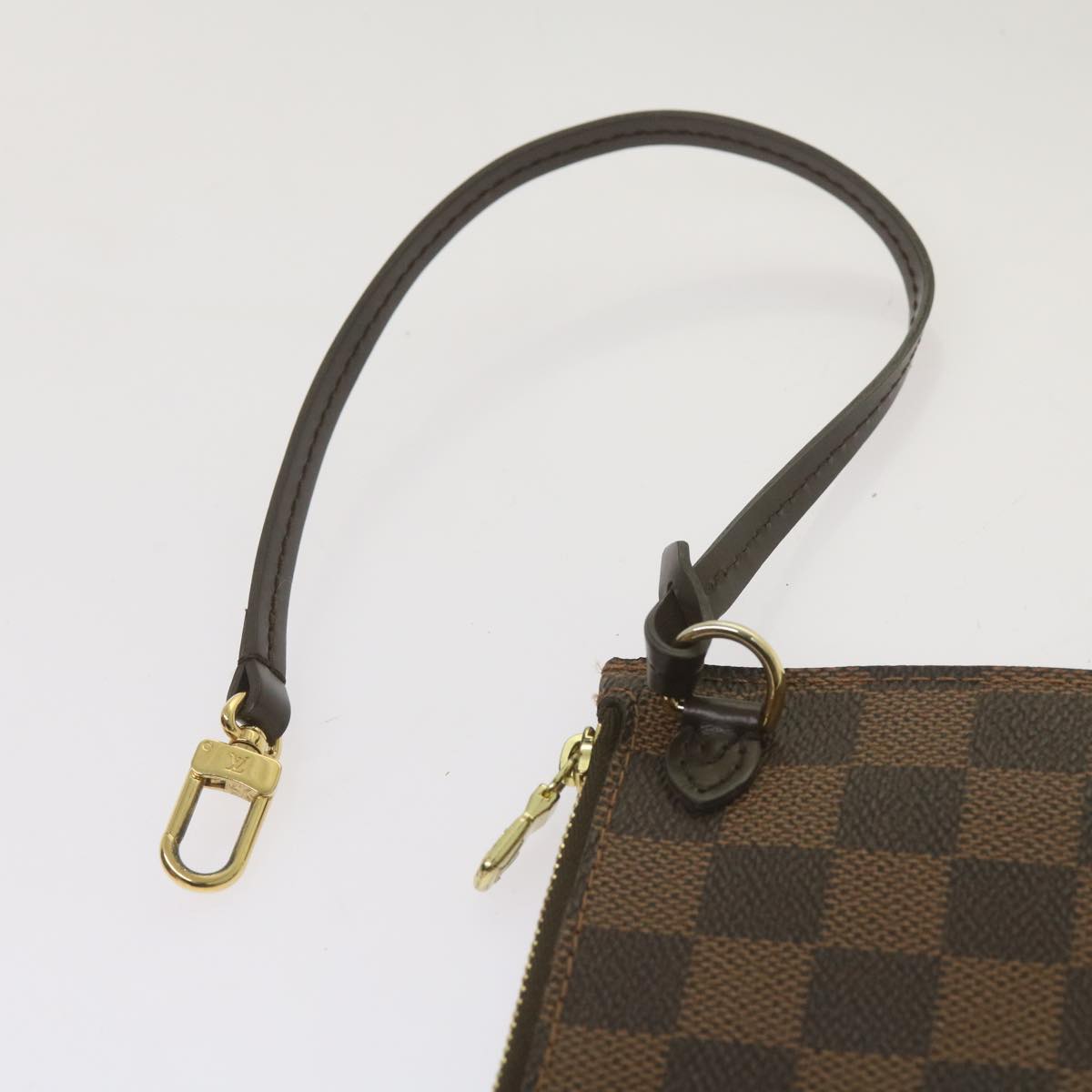 LOUIS VUITTON Damier Ebene Neverfull PM Tote Bag N51109 LV Auth 67299