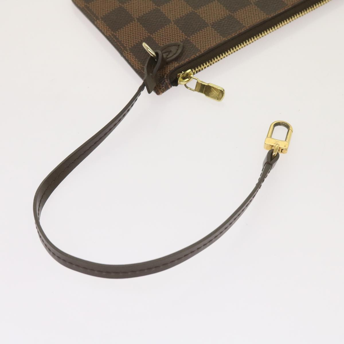 LOUIS VUITTON Damier Ebene Neverfull PM Tote Bag N51109 LV Auth 67299