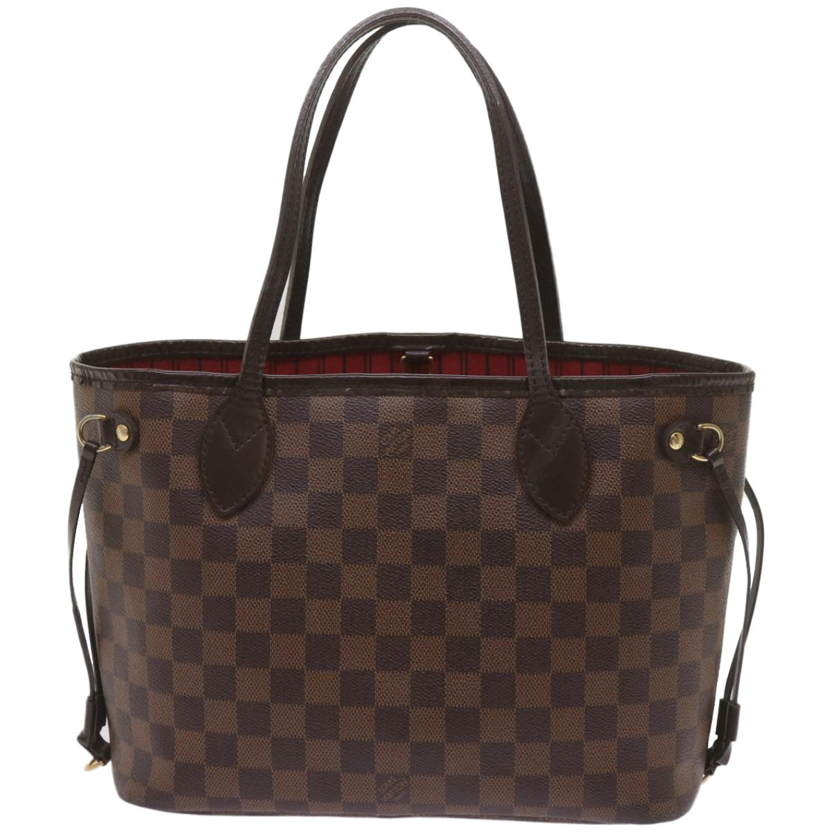 LOUIS VUITTON Damier Ebene Neverfull PM Tote Bag N51109 LV Auth 67299