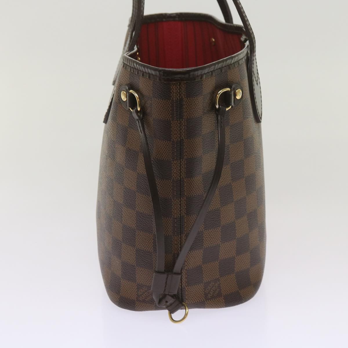 LOUIS VUITTON Damier Ebene Neverfull PM Tote Bag N51109 LV Auth 67299