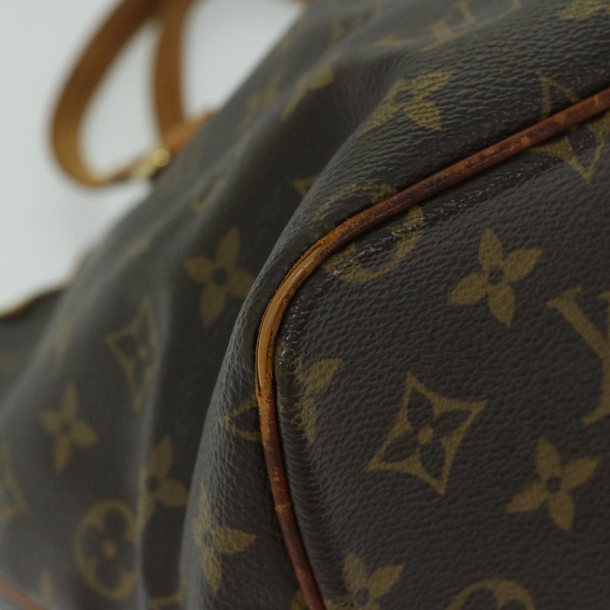 LOUIS VUITTON Monogram Palermo PM Tote Bag 2way M40145 LV Auth 67300