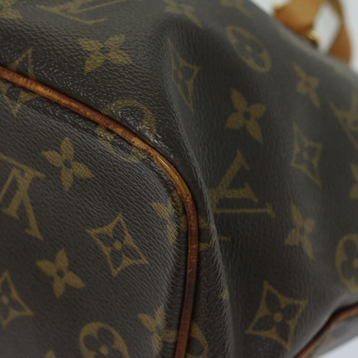 LOUIS VUITTON Monogram Palermo PM Tote Bag 2way M40145 LV Auth 67300