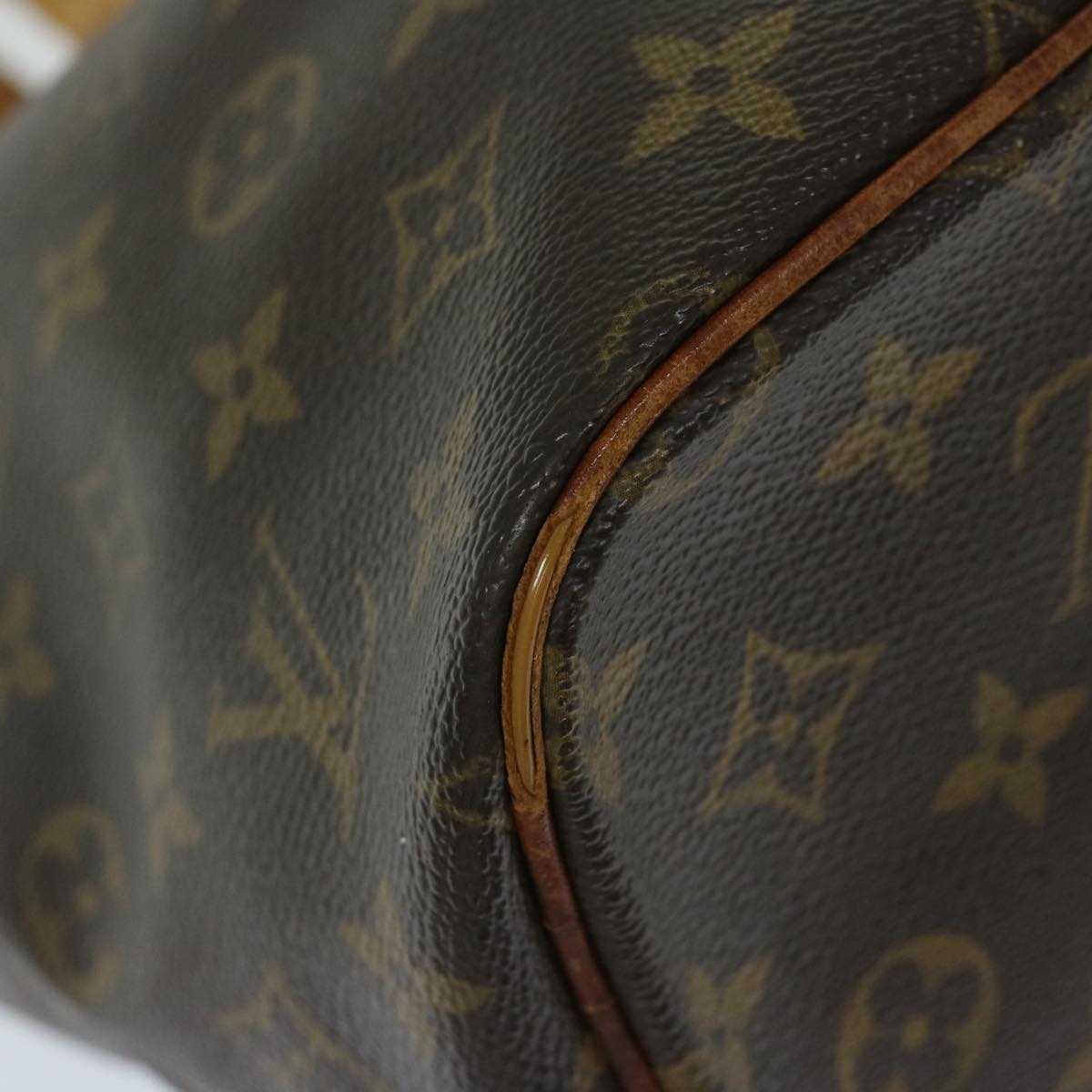 LOUIS VUITTON Monogram Palermo PM Tote Bag 2way M40145 LV Auth 67300