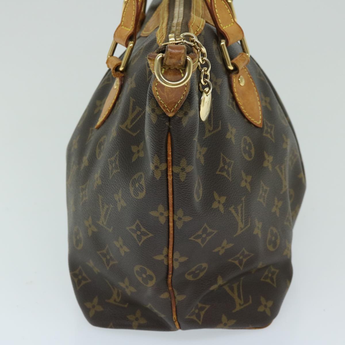 LOUIS VUITTON Monogram Palermo PM Tote Bag 2way M40145 LV Auth 67300