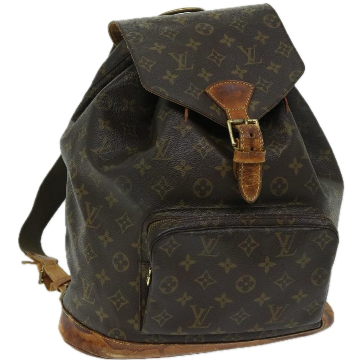 LOUIS VUITTON Monogram Montsouris GM Backpack M51135 LV Auth 67301