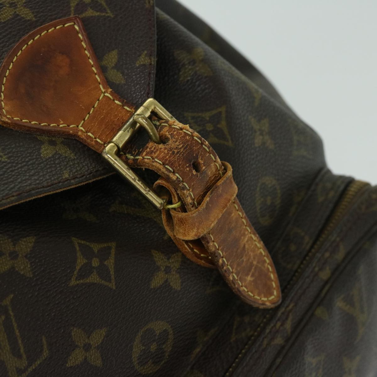 LOUIS VUITTON Monogram Montsouris GM Backpack M51135 LV Auth 67301