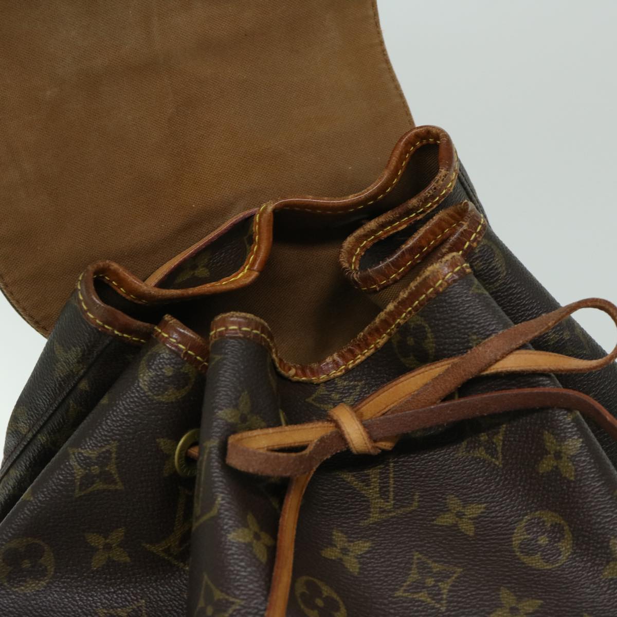 LOUIS VUITTON Monogram Montsouris GM Backpack M51135 LV Auth 67301