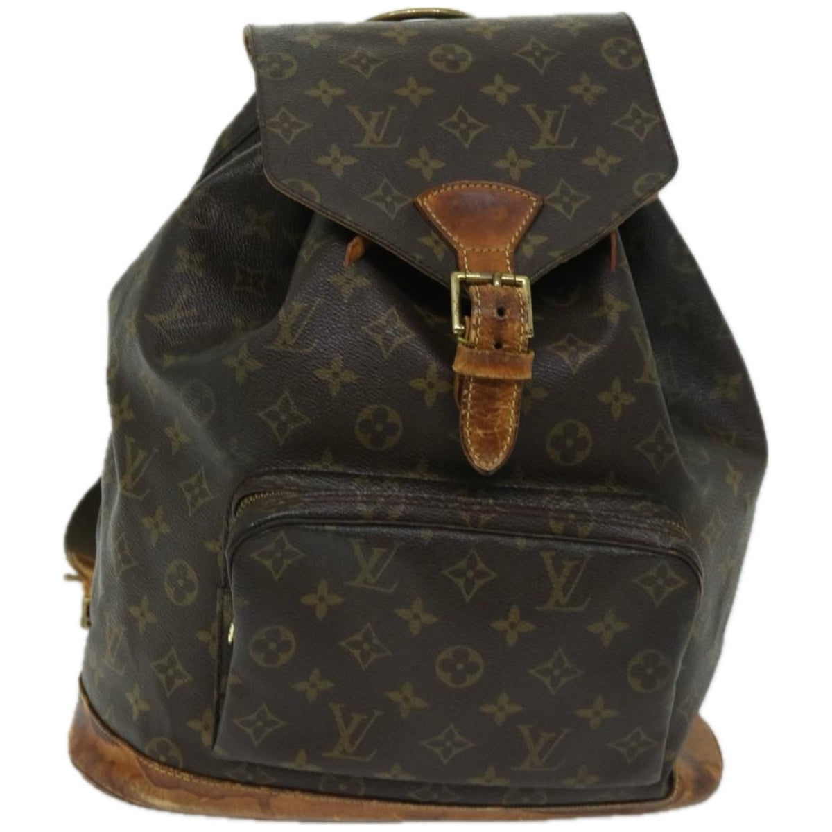 LOUIS VUITTON Monogram Montsouris GM Backpack M51135 LV Auth 67301