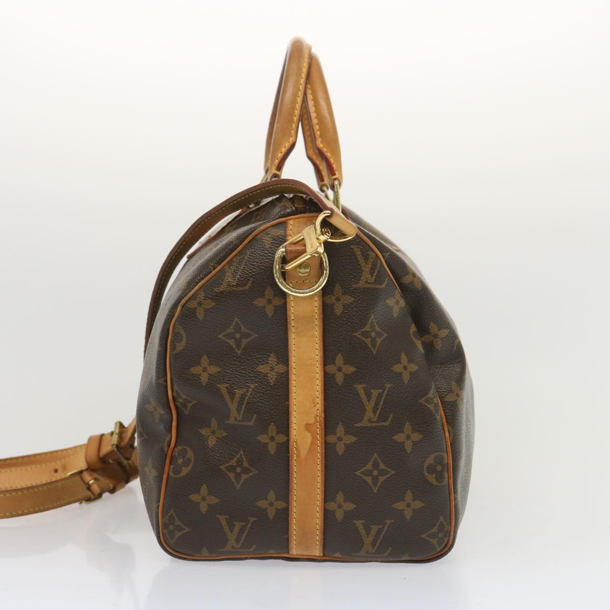 LOUIS VUITTON Monogram Speedy Bandouliere 30 Hand Bag M40391 LV Auth 67314