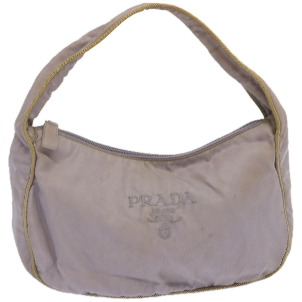 PRADA Hand Bag Nylon Purple Auth 67321