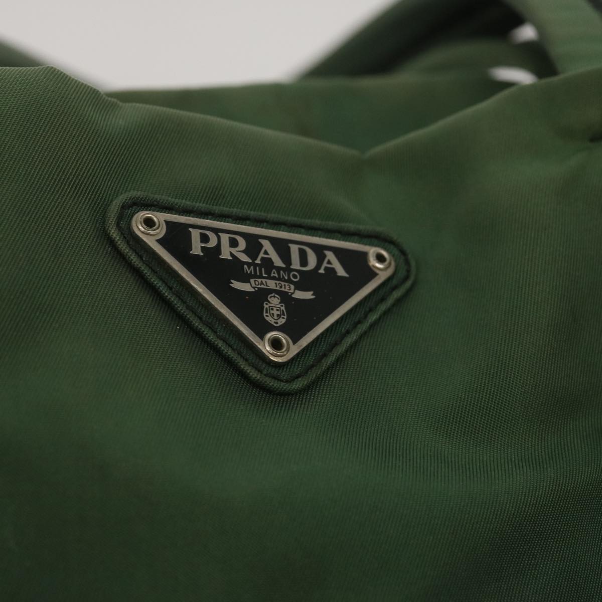 PRADA Tote Bag Nylon Green Auth 67330