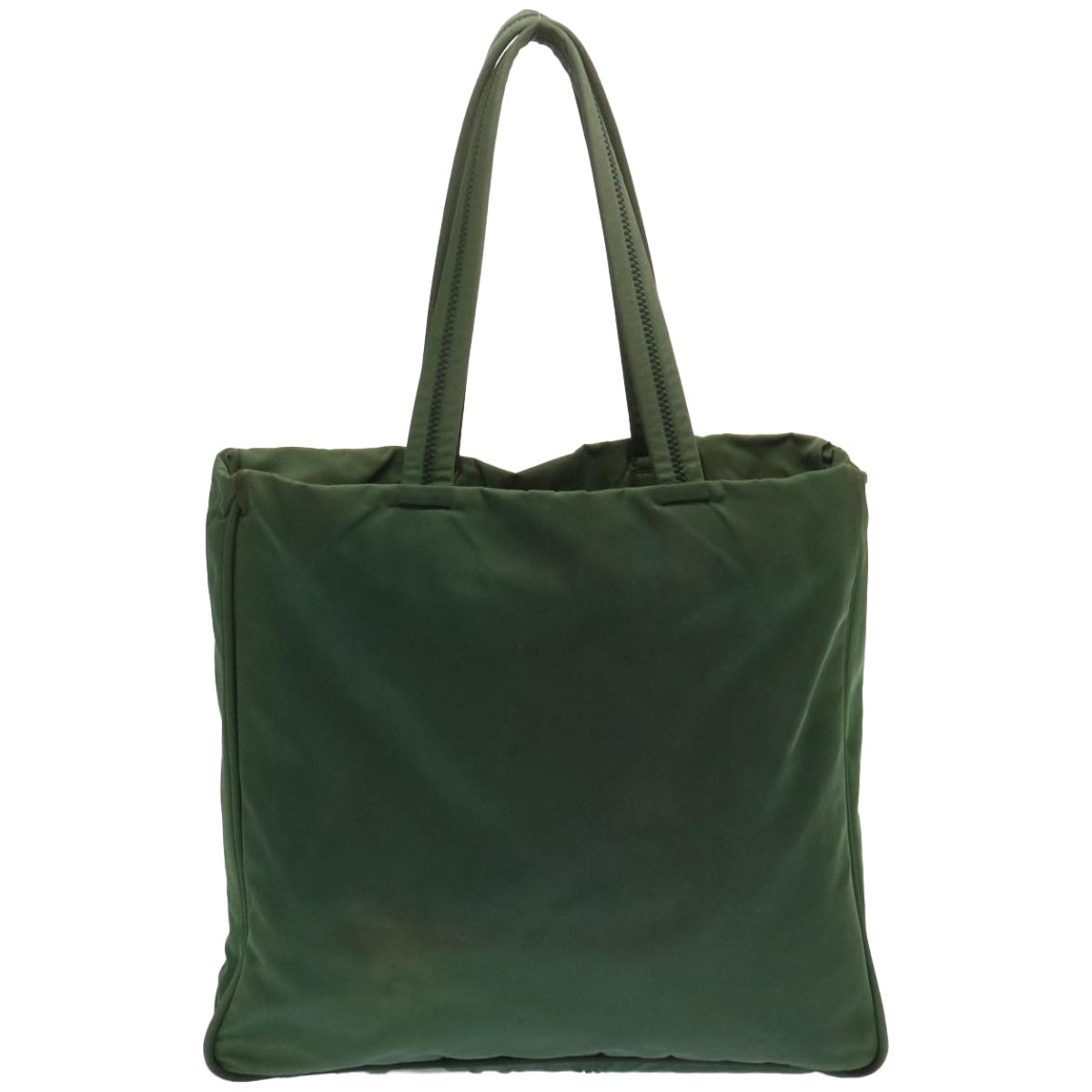 PRADA Tote Bag Nylon Green Auth 67330