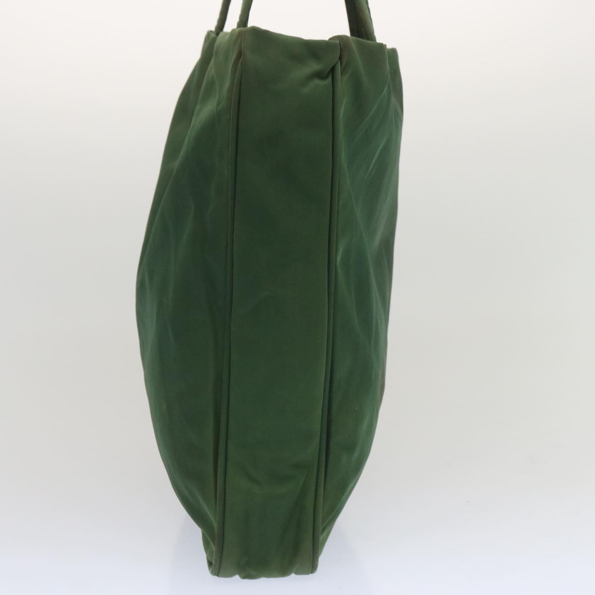 PRADA Tote Bag Nylon Green Auth 67330