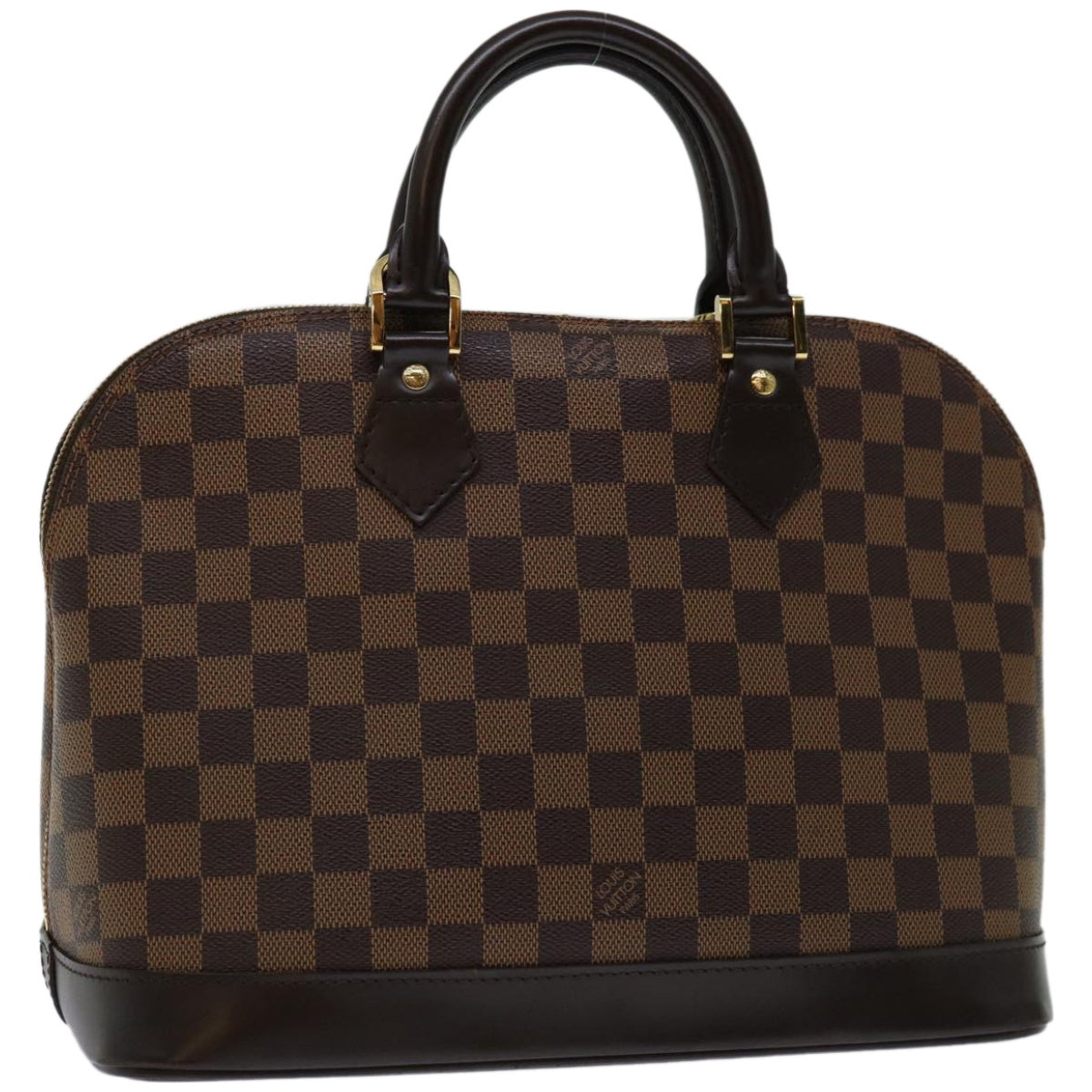 LOUIS VUITTON Damier Ebene Alma Hand Bag N51131 LV Auth 67359