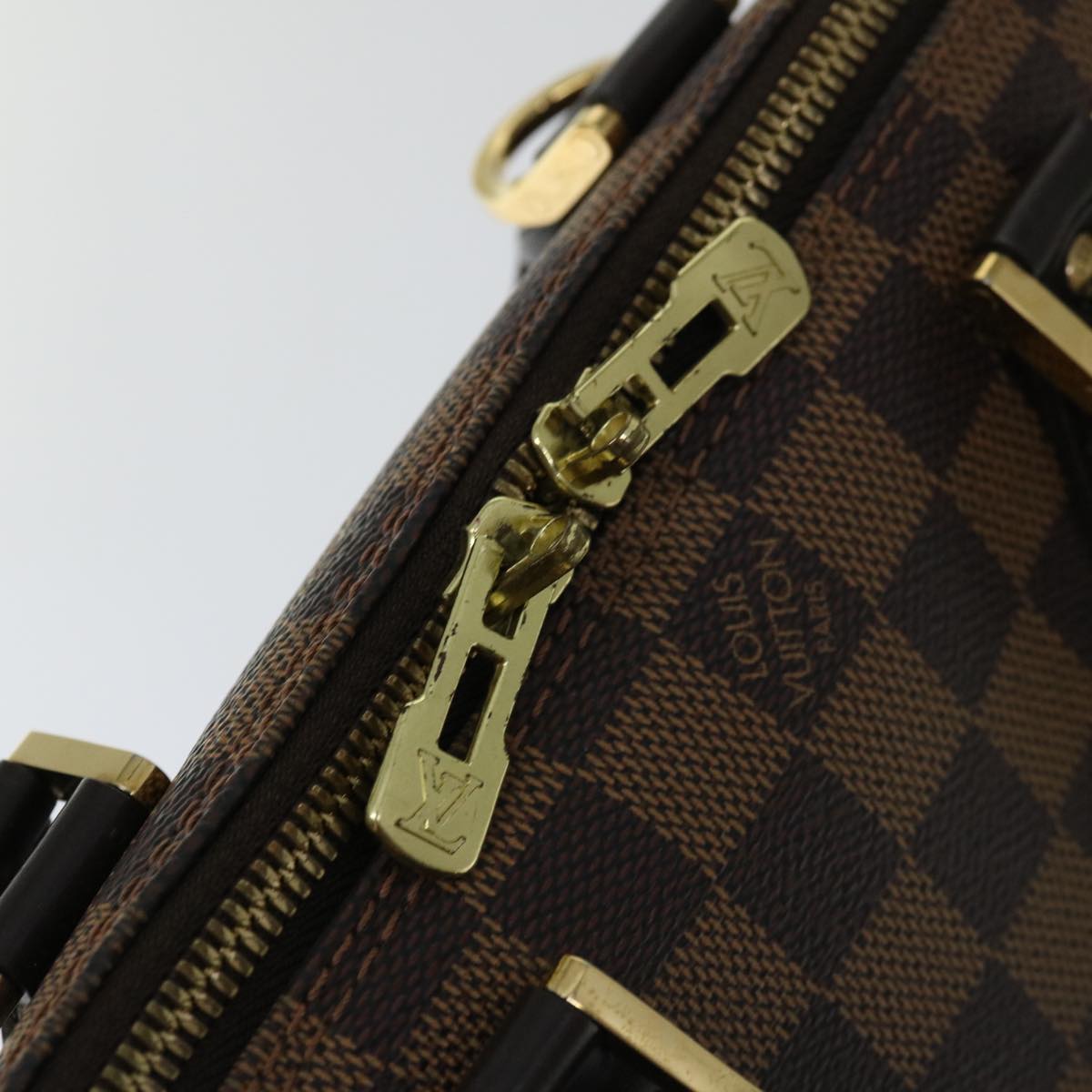 LOUIS VUITTON Damier Ebene Alma Hand Bag N51131 LV Auth 67359