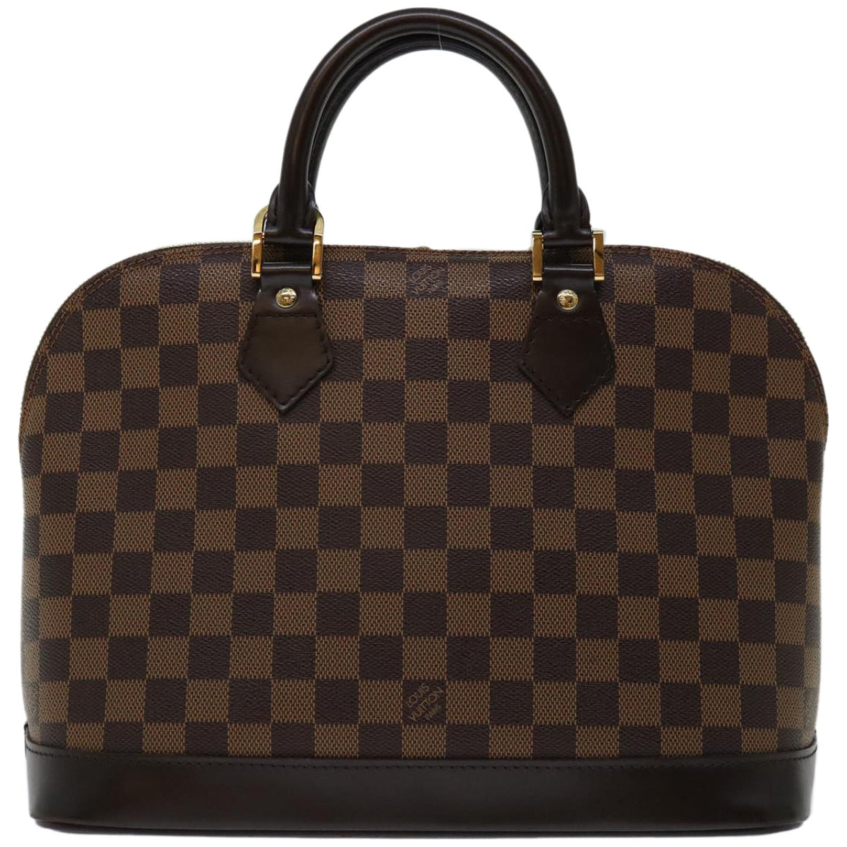 LOUIS VUITTON Damier Ebene Alma Hand Bag N51131 LV Auth 67359