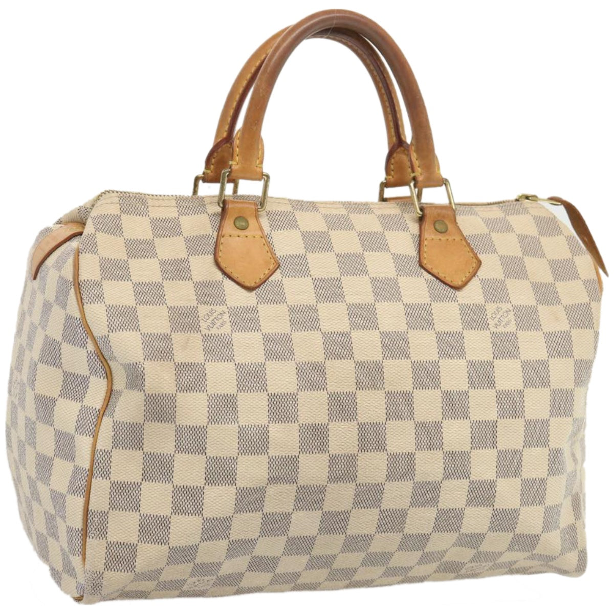 LOUIS VUITTON Damier Azur Speedy 30 Hand Bag N41533 LV Auth 67367