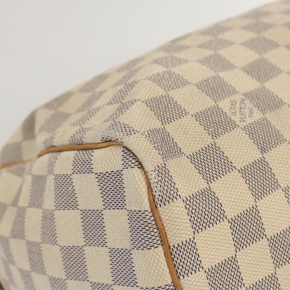 LOUIS VUITTON Damier Azur Speedy 30 Hand Bag N41533 LV Auth 67367