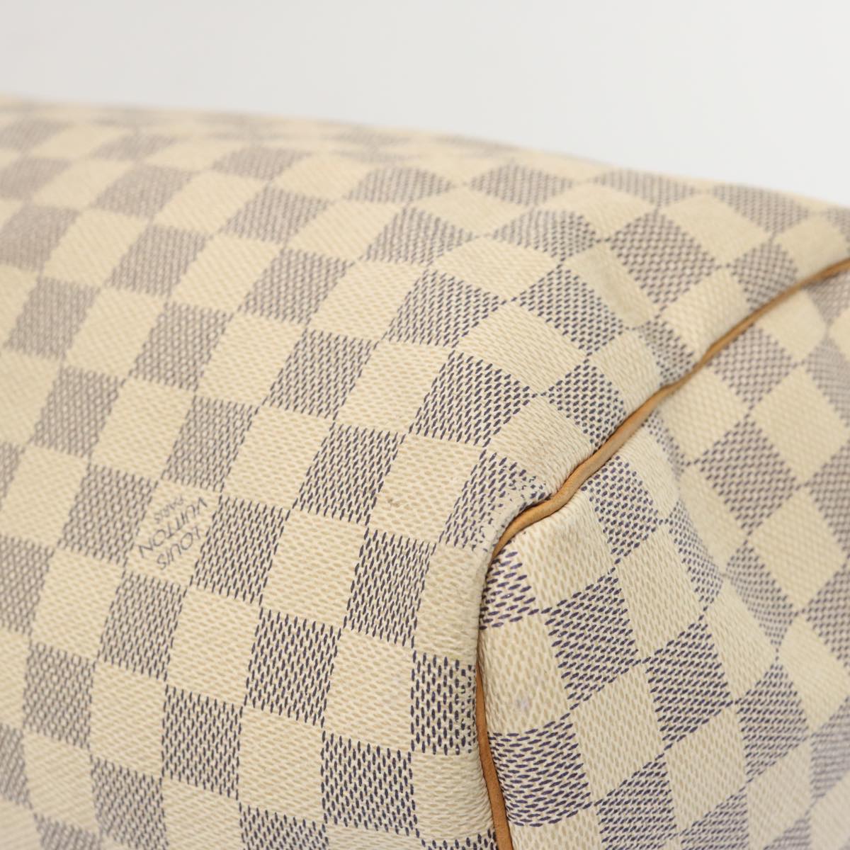 LOUIS VUITTON Damier Azur Speedy 30 Hand Bag N41533 LV Auth 67367