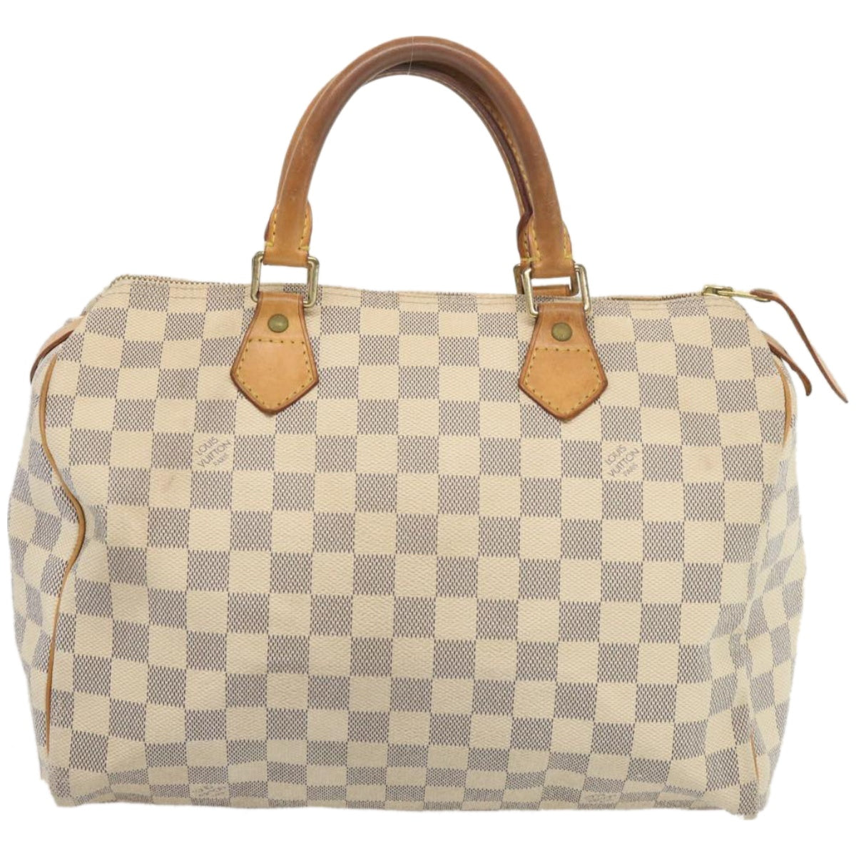 LOUIS VUITTON Damier Azur Speedy 30 Hand Bag N41533 LV Auth 67367