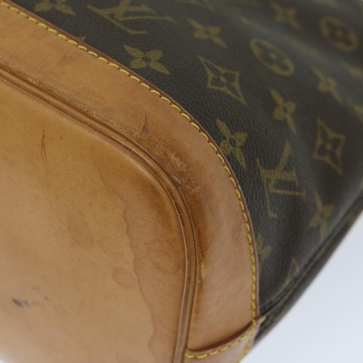 LOUIS VUITTON Monogram Alma Hand Bag M51130 LV Auth 67375