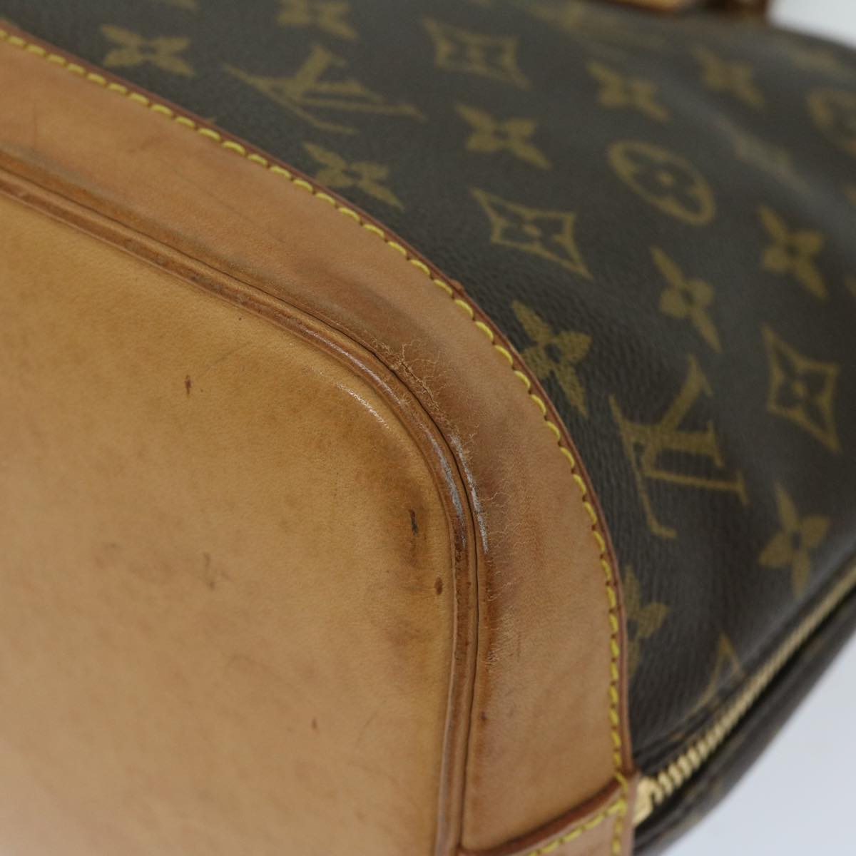 LOUIS VUITTON Monogram Alma Hand Bag M51130 LV Auth 67375