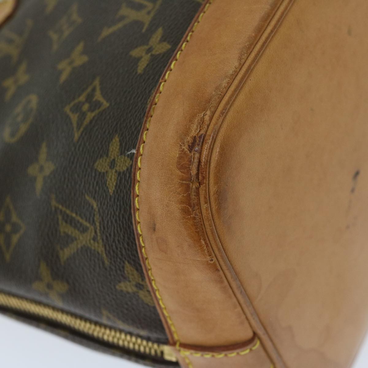 LOUIS VUITTON Monogram Alma Hand Bag M51130 LV Auth 67375