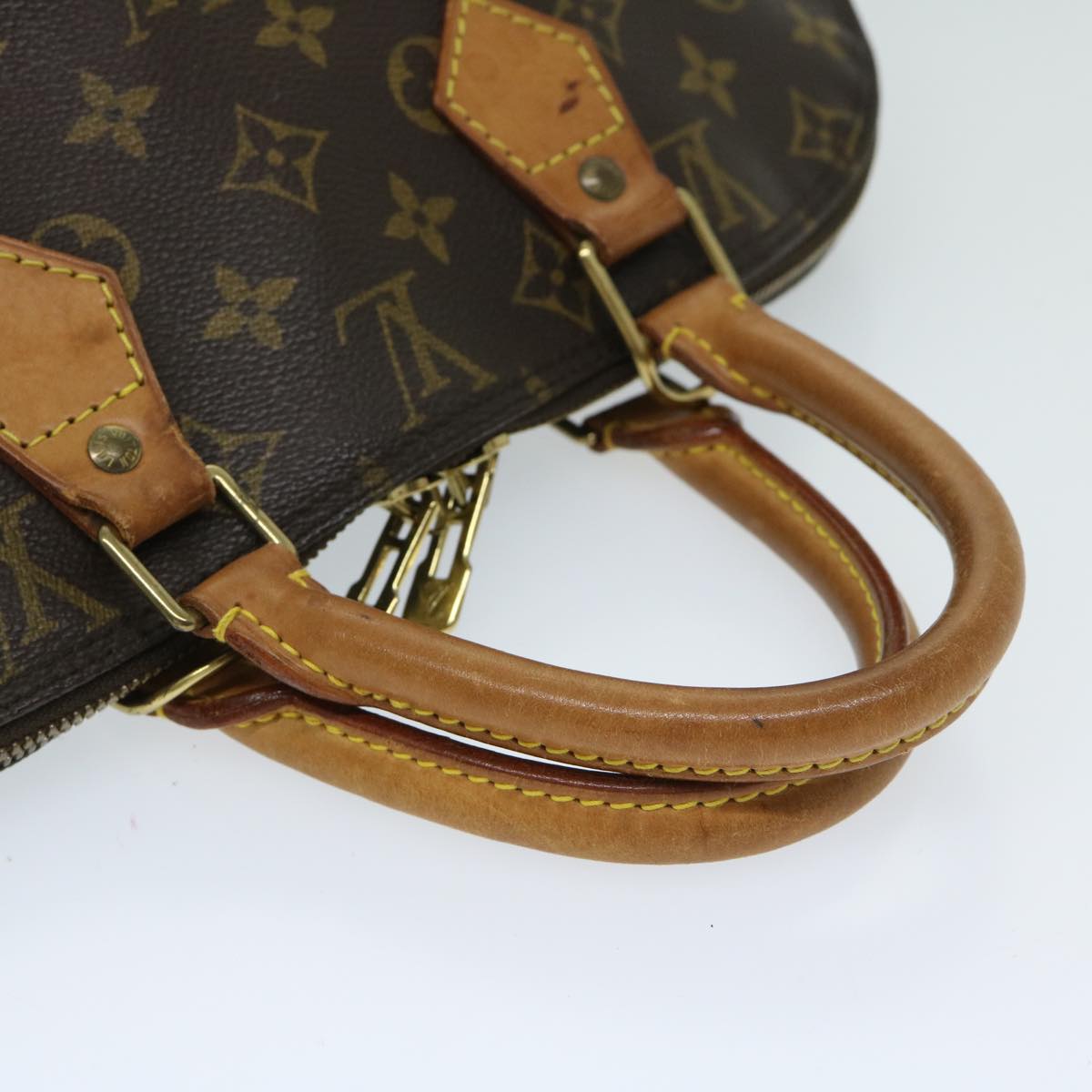 LOUIS VUITTON Monogram Alma Hand Bag M51130 LV Auth 67375