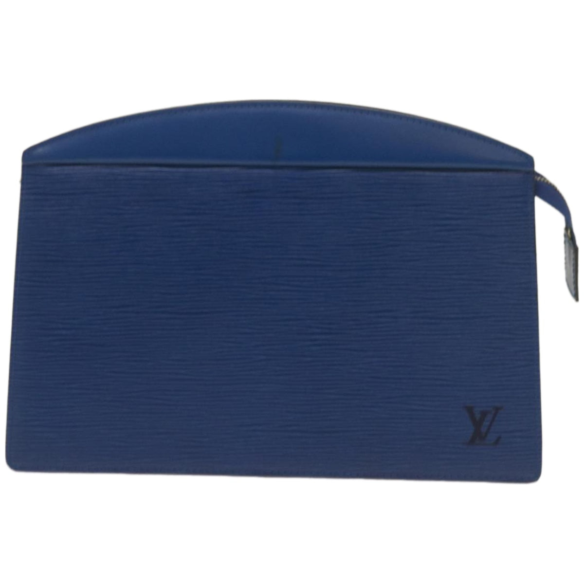 LOUIS VUITTON Epi Trousse Crete Pouch Blue M48405 LV Auth 67381