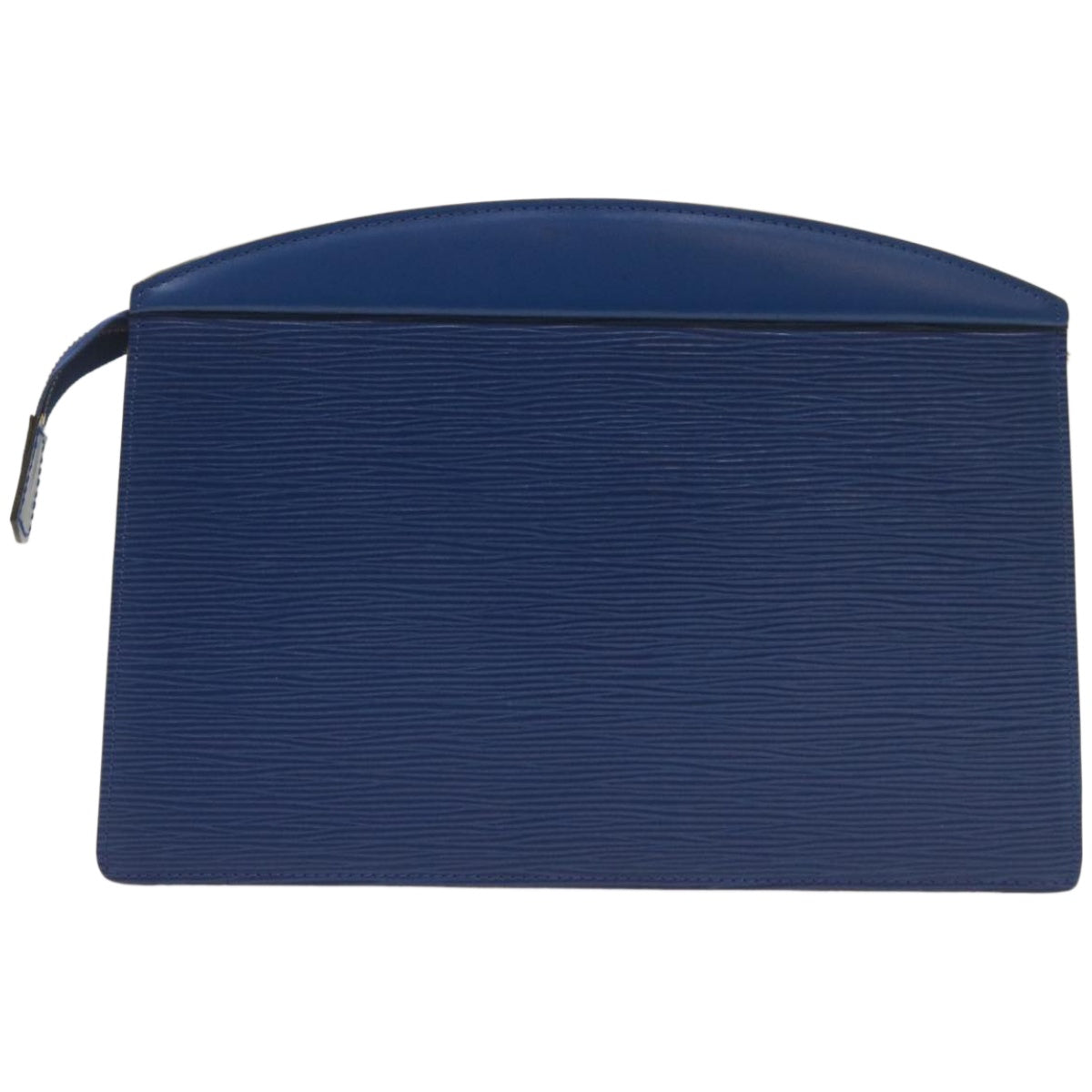 LOUIS VUITTON Epi Trousse Crete Pouch Blue M48405 LV Auth 67381